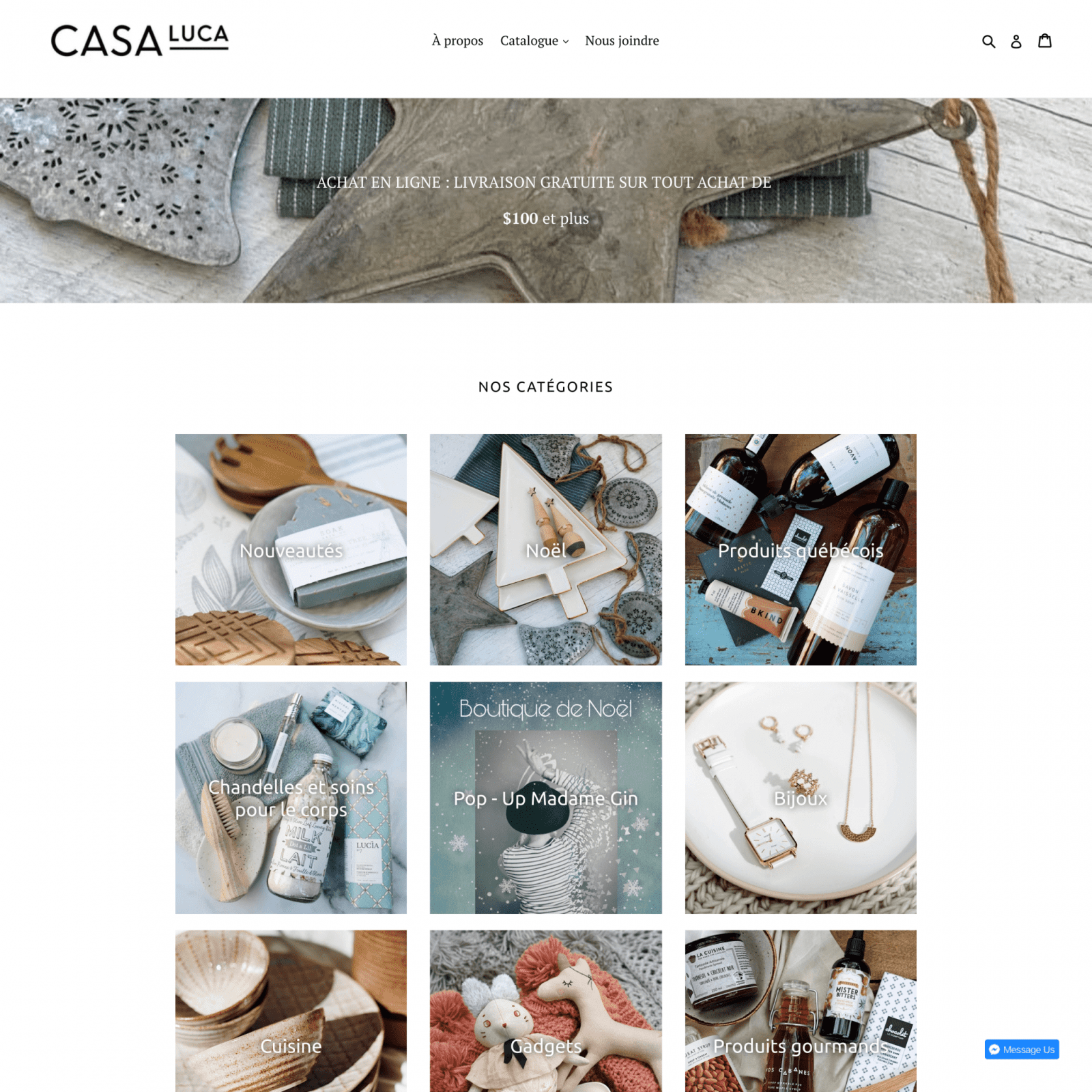 Experts de boutiques Shopify - La Fabrique Shopify Montréal www.casaluca.com e1604518798342