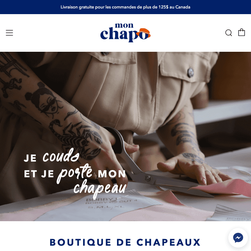 Experts de boutiques Shopify - La Fabrique Shopify Montréal monchapo.com e1625849965316