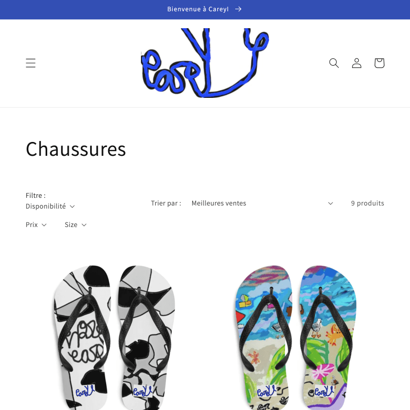 Experts de boutiques Shopify - La Fabrique Shopify Montréal boutiquecareyi.com collections souliers e1656864411414