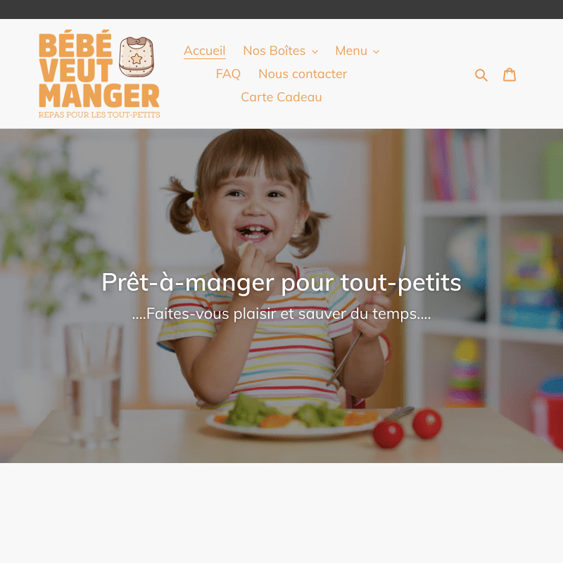 Experts de boutiques Shopify - La Fabrique Shopify Montréal eat baby eat.myshopify.com e1656864494819
