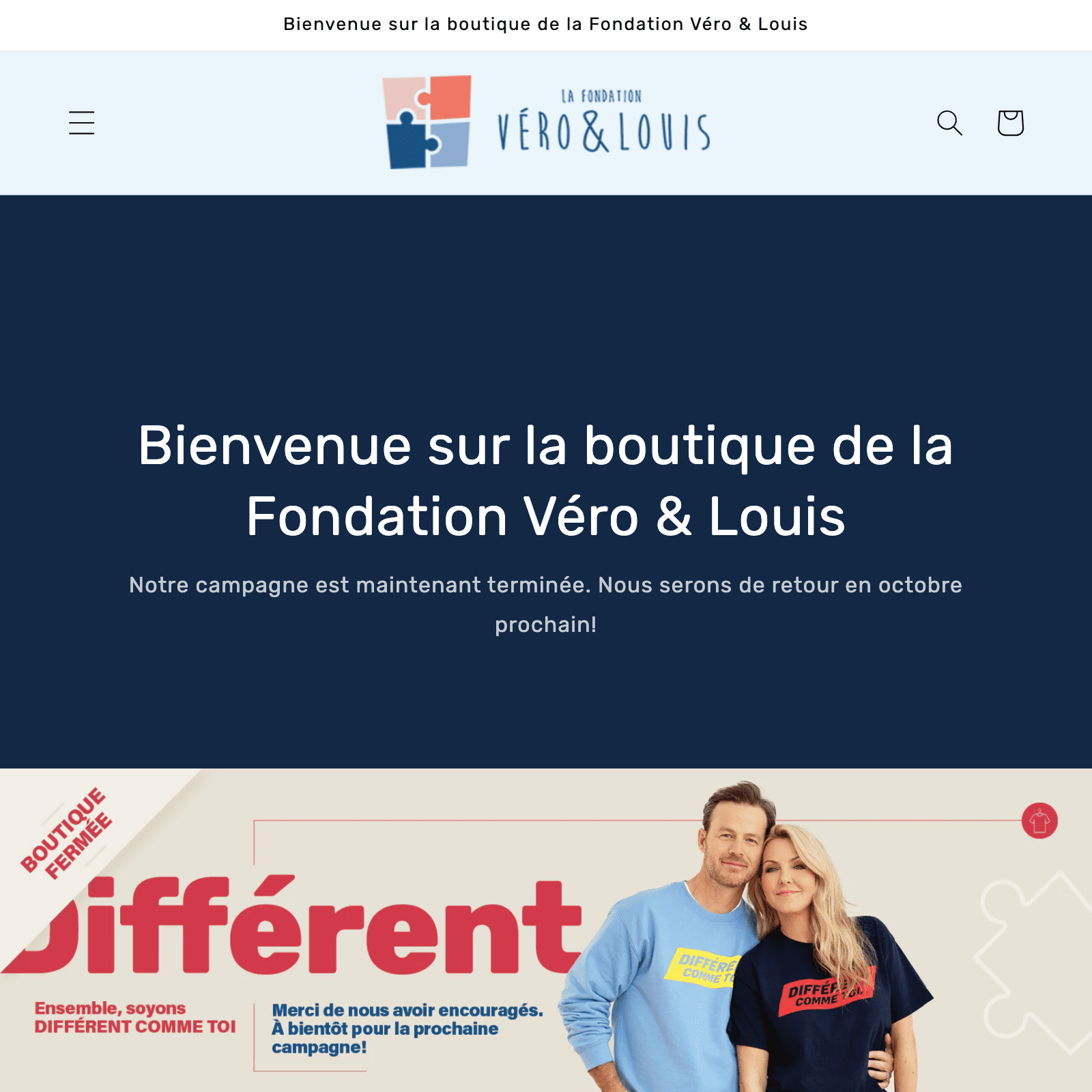 Experts de boutiques Shopify - La Fabrique Shopify Montréal boutique.fondationverolouis.com