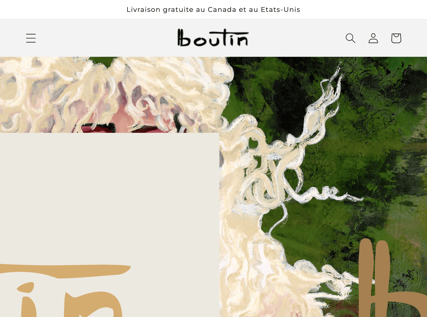Experts de boutiques Shopify - La Fabrique Shopify Montréal boutin.art